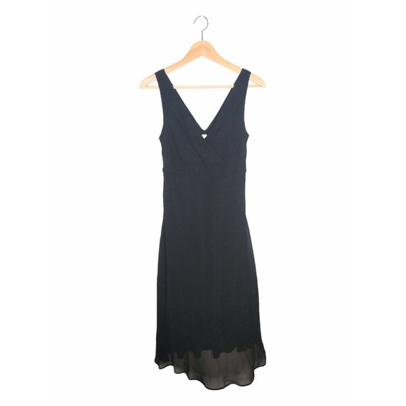 Bloomingdales 100% Silk Dress Chiffon Size 8P - Picture 1 of 7